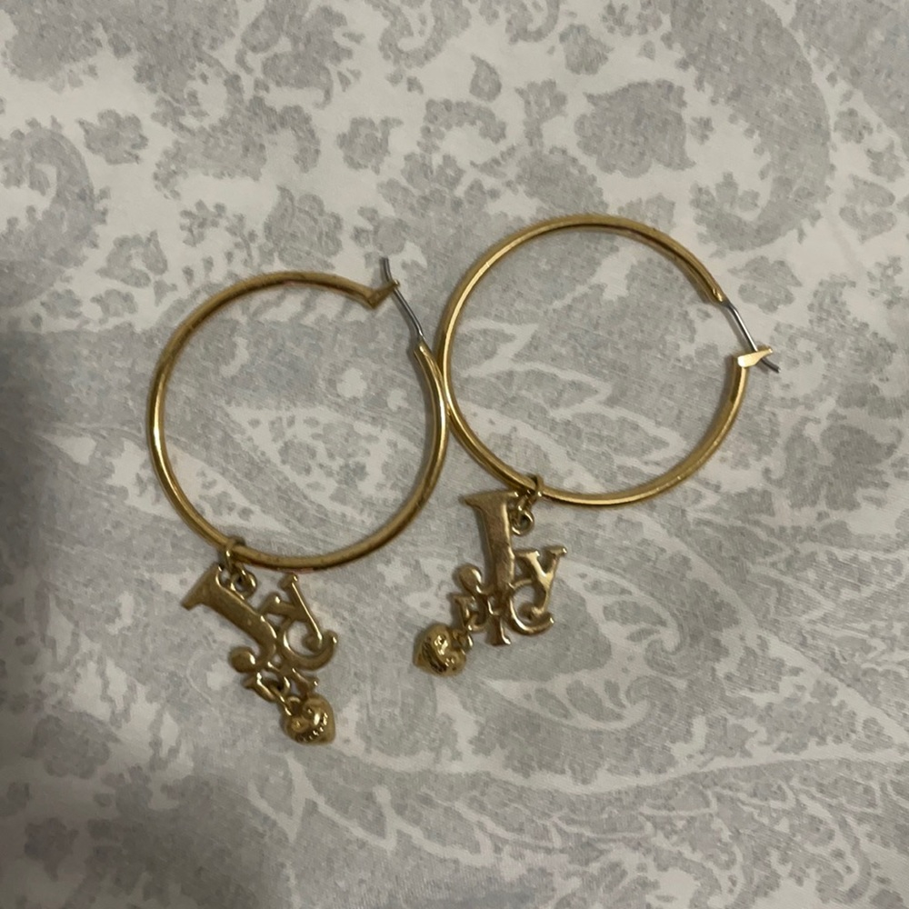 Juicy couture hoop earrings